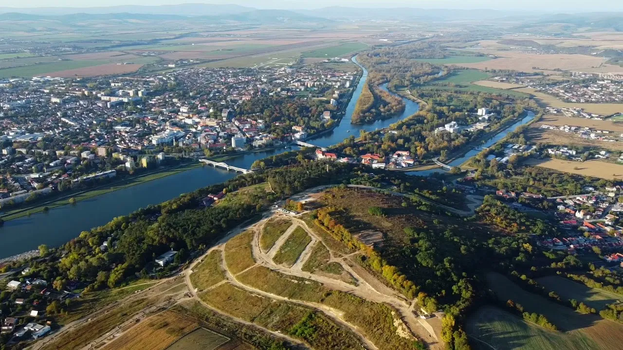 Lokalita projektu Beethovenova alej v obci Banka pri Piešťanoch
