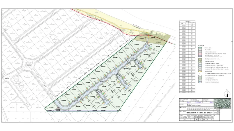 Celkový situačný plán GEOREAL lakópark IV v Dunajskej Strede