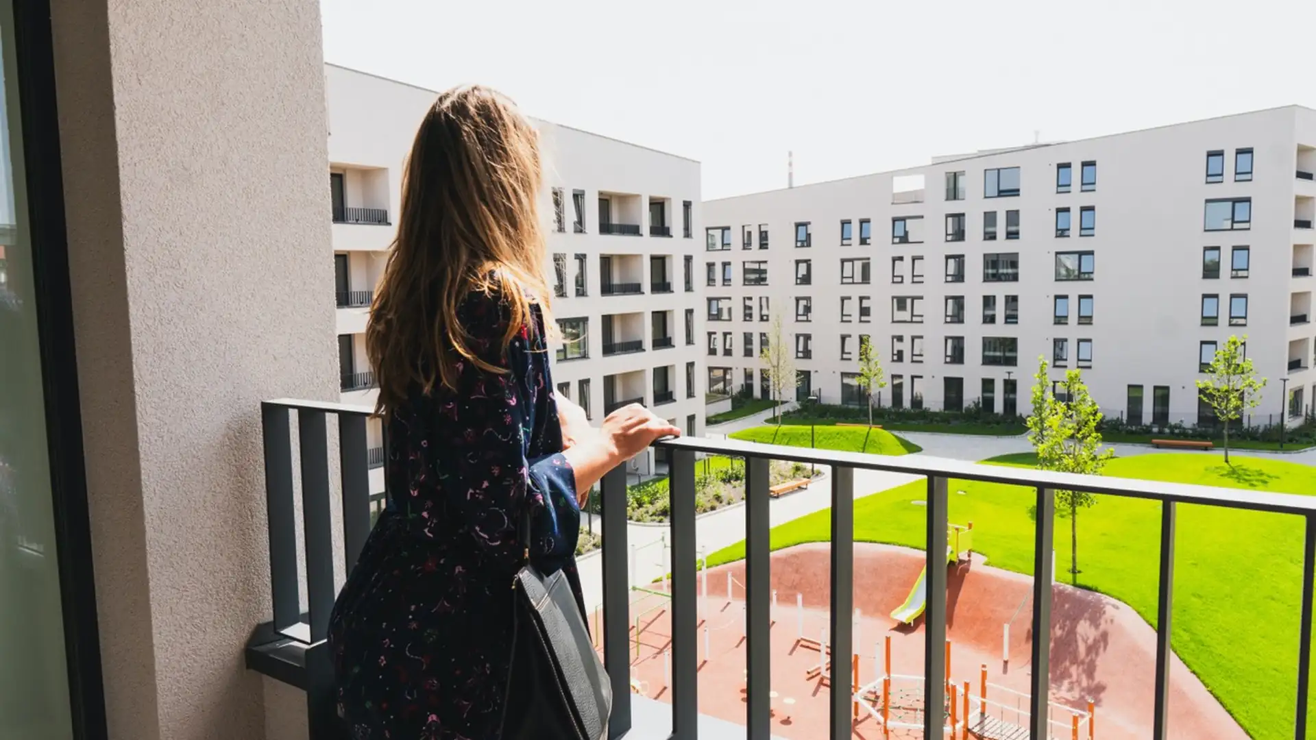 Fotografia už zrealizovaného vnútrobloku s ihriskom